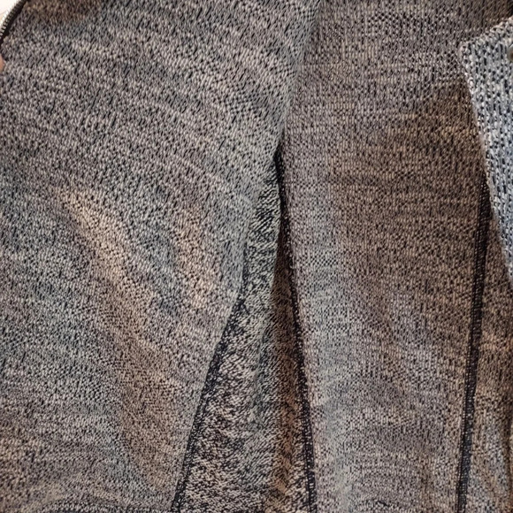 Lucky Brand Marled Zip Up Moto Sweater Knit Jacket in Size S - Picture 5 of 13